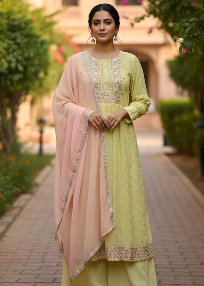 Plazzo Set with dupatta
