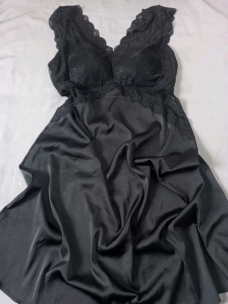 Satin Lace Nightgown
