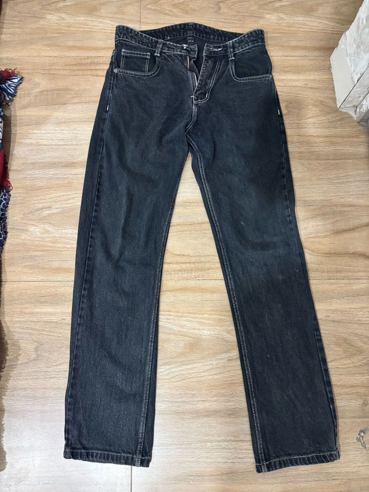 Classic Dark Wash Denim Jeans