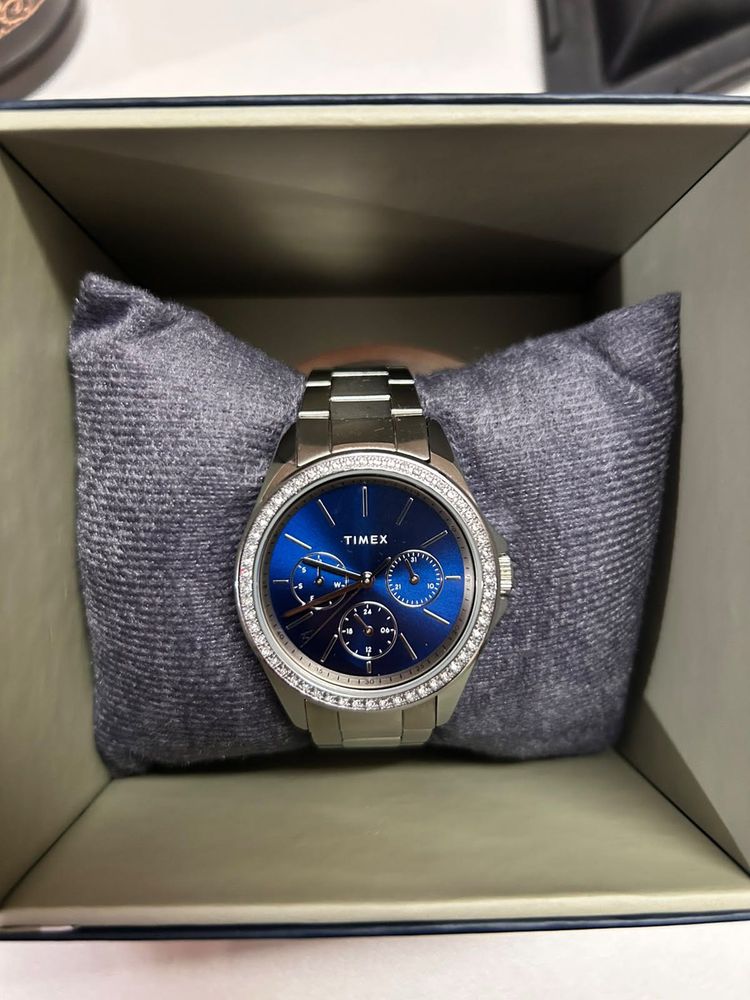 Timex Women's Blue Dial Watch