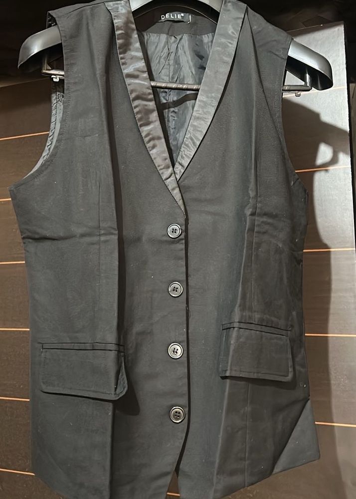 Stylish Black Vest