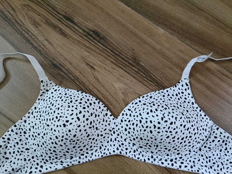 Cute Dalmatian Print Bra