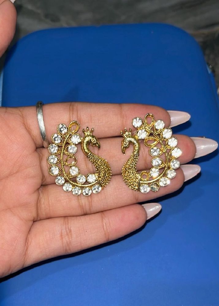 Elegant Peacock Earrings