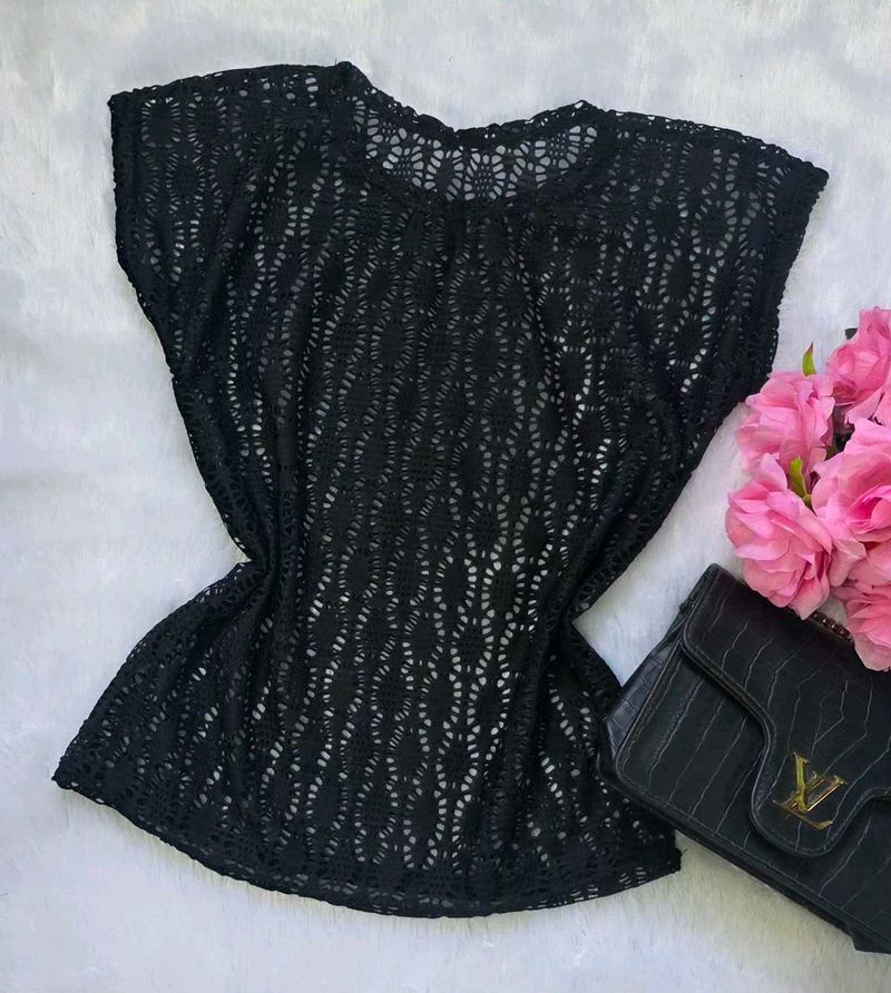 Black Lace Top – Elegant &amp; Trendy
