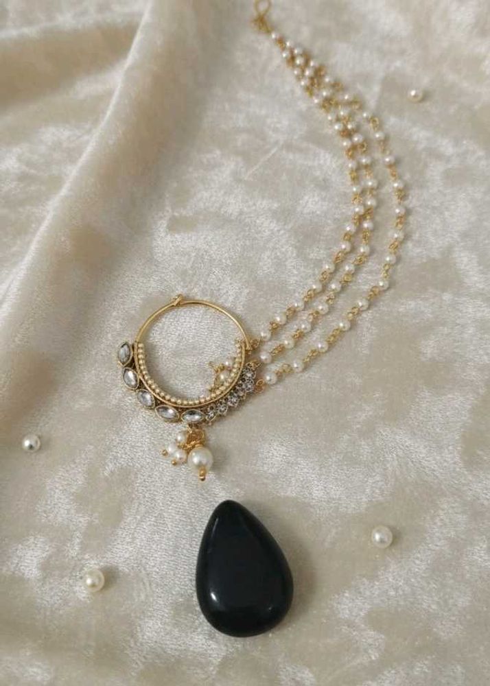 Pearl Nose Ring Nath