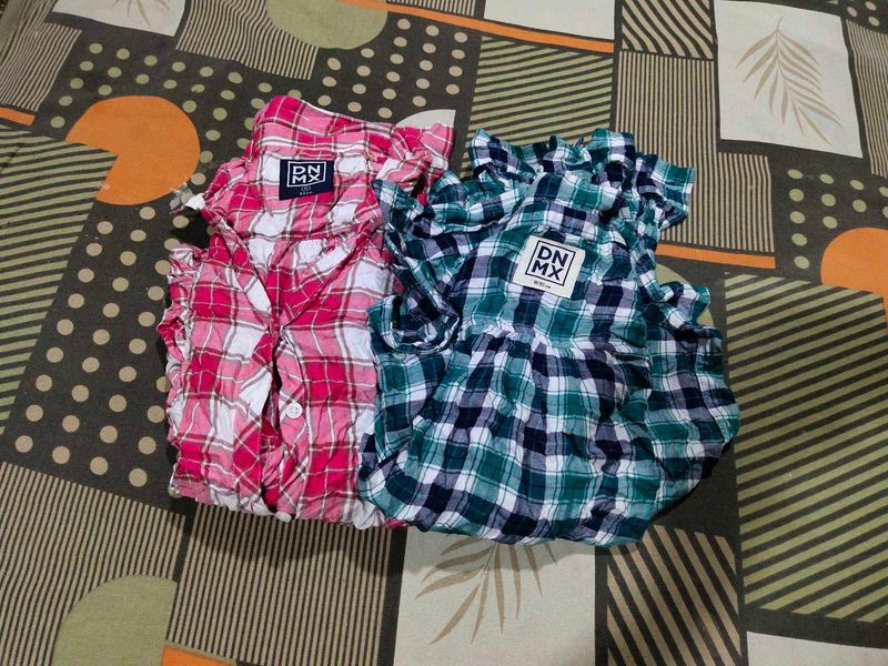 DNMX Plaid Shirts (Set of 2)