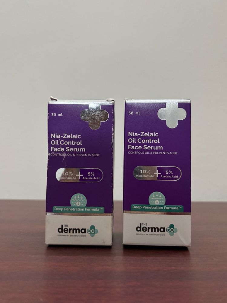 Combo The Derma Co Nia Zelaic Face Serum New
