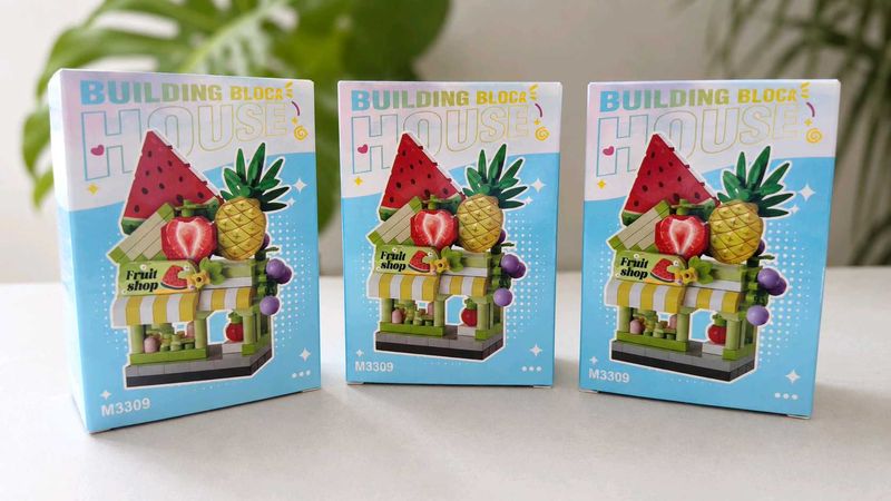 🍉 Fruit Shop Building Block Set