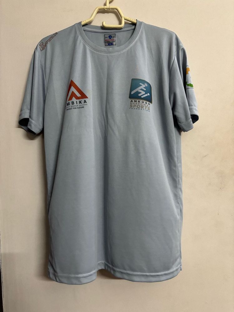 Light Blue Sports T-Shirt