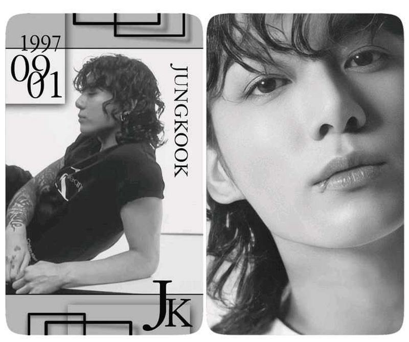 BTS Jungkook photo cards pack of 2