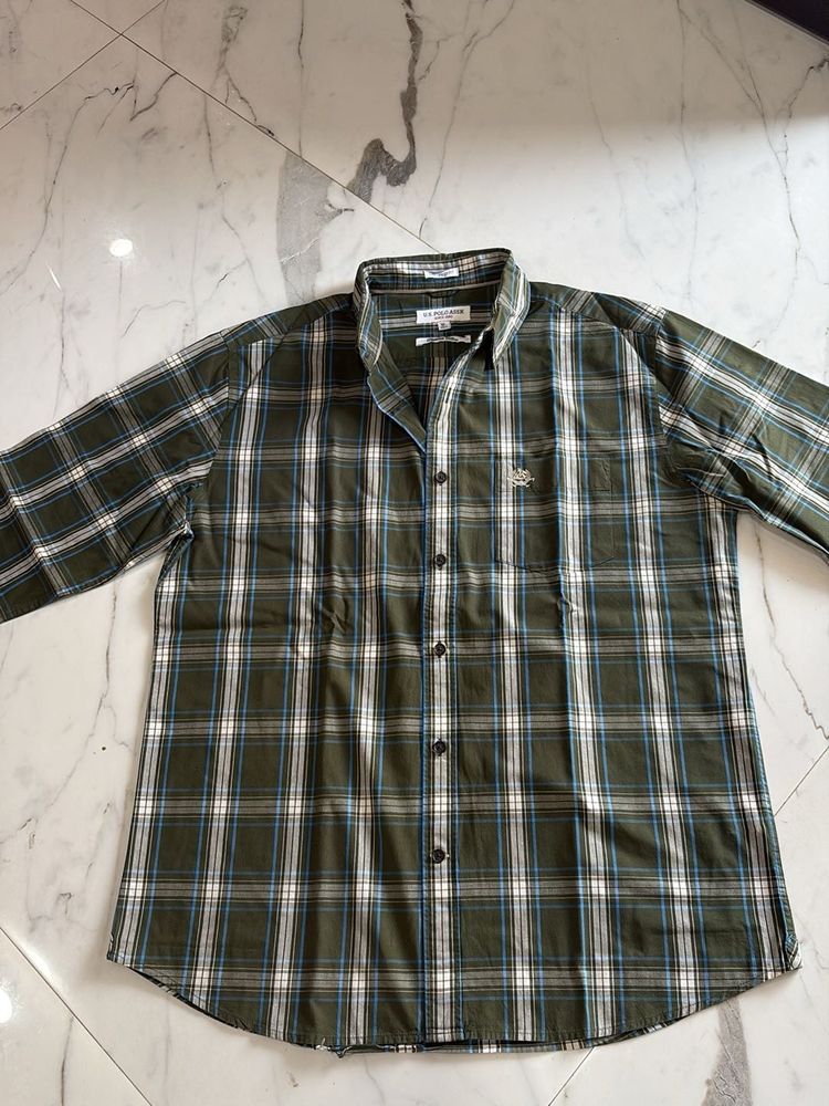 US Polo Assn Plaid Button-Down Shirt