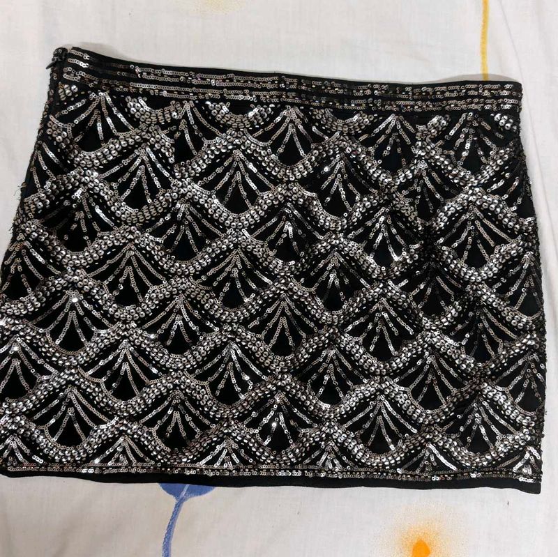 Sparkling Sequin Mini Skirt