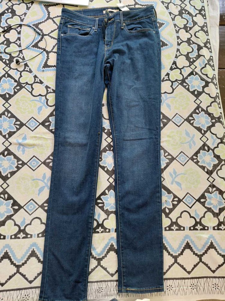 Levi's Branded Classic Blue Denim Jeans