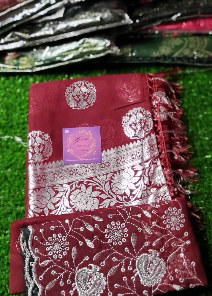 😍😍ELEGANT Geogette Partywear Saree