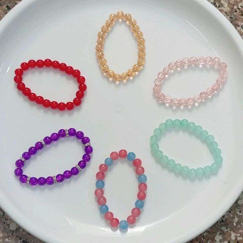 Colorful Beaded Bracelets Set