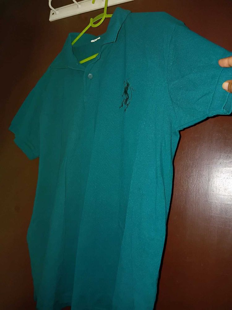 Teal Polo t Shirt