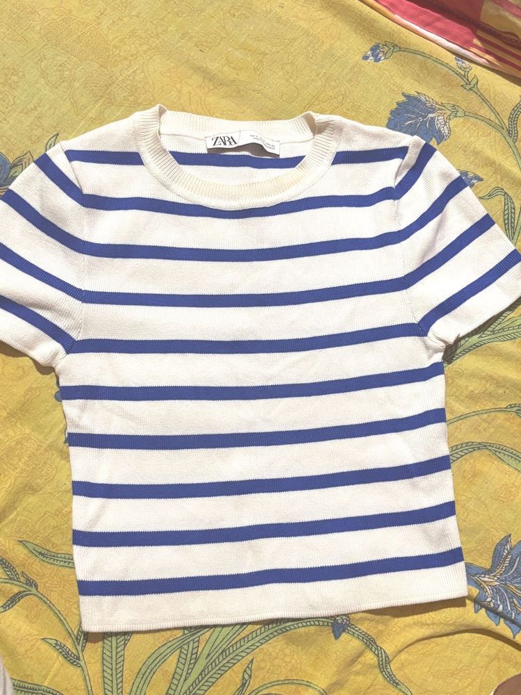 Zara Striped  Top 💙