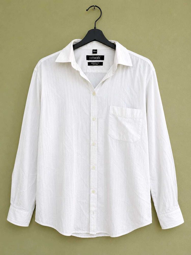 Men's White Formal Shirt