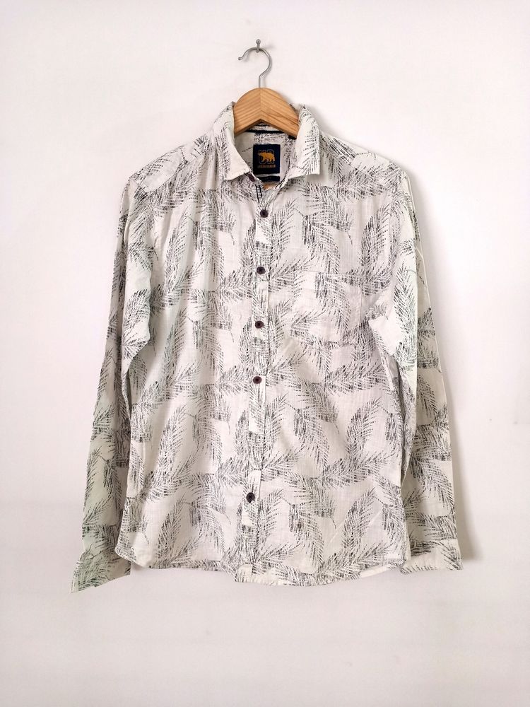 White Printed Shirt ( Men's )