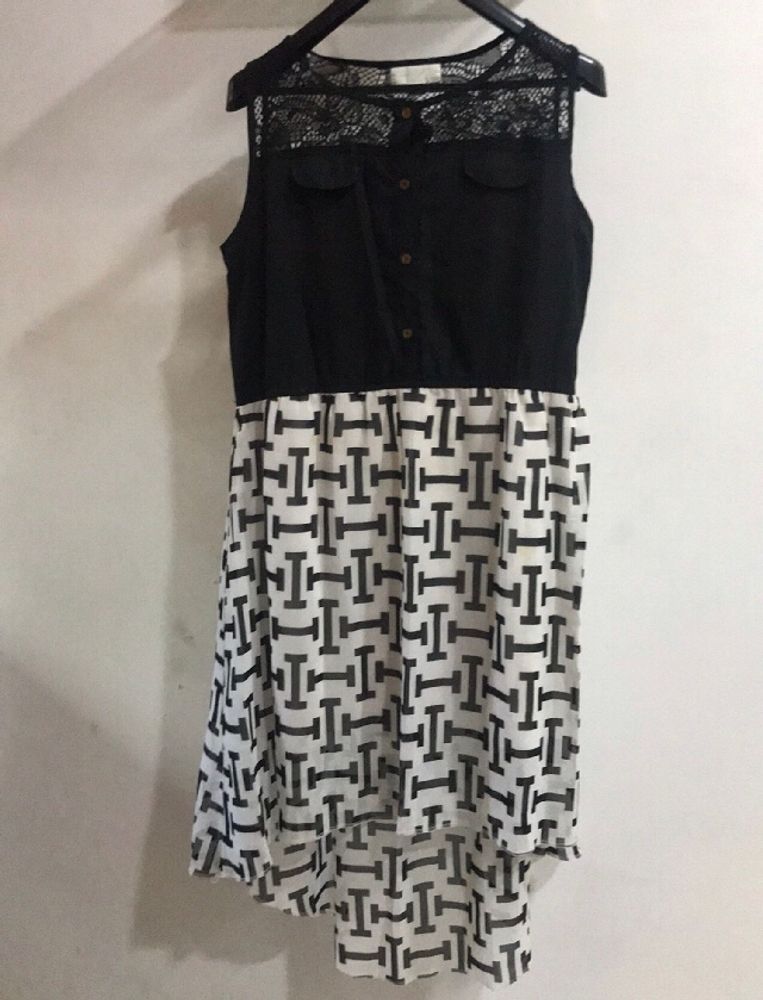 Forever21 Layer Abstract Pattern Dress