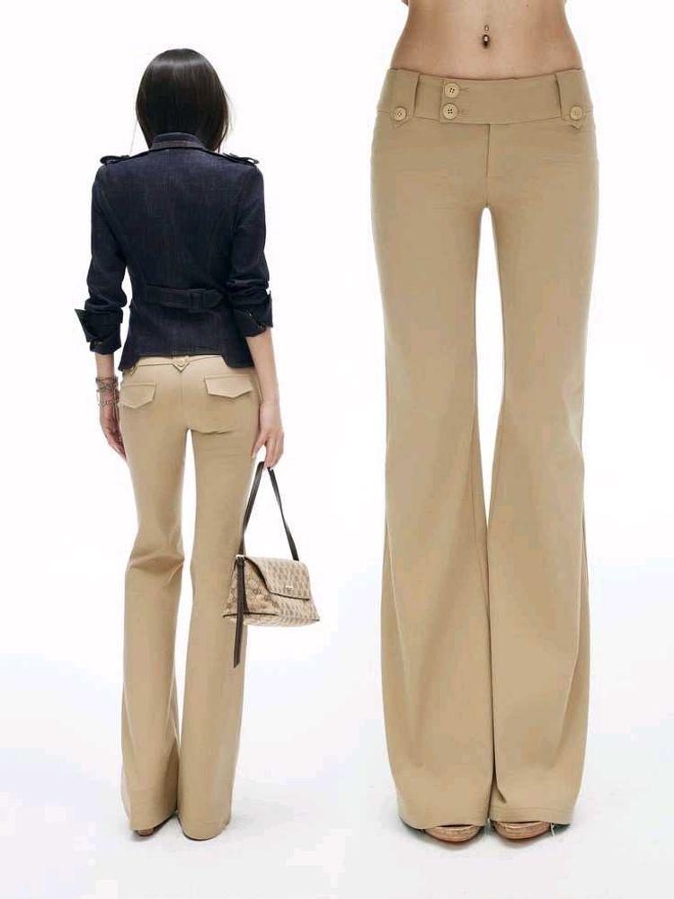 onee gyaru core low rise pants