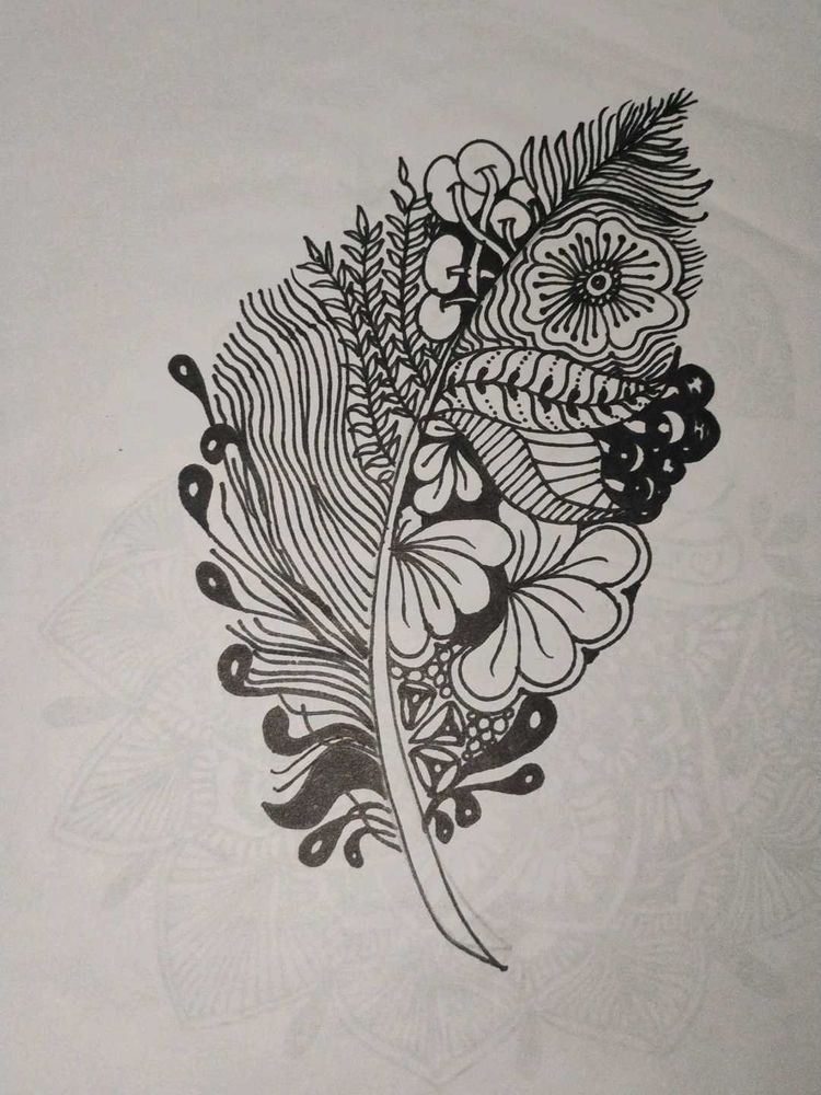 Intricate Floral Design mandala