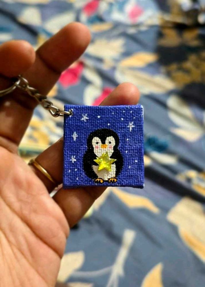Cute Penguin Keychain