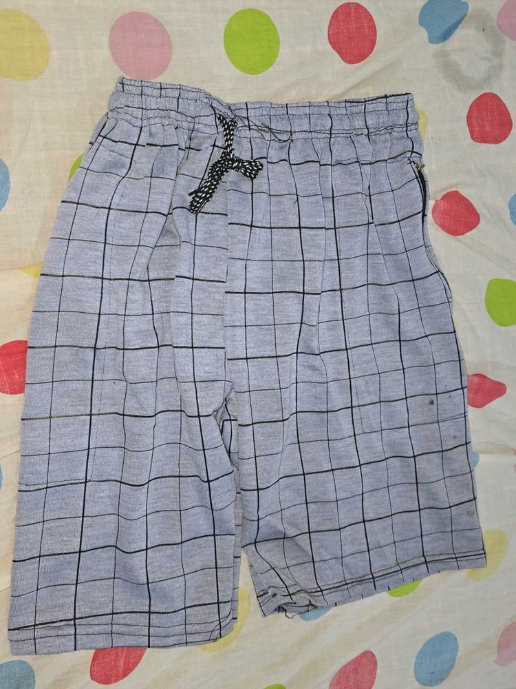 Men's Light Grey Shorts