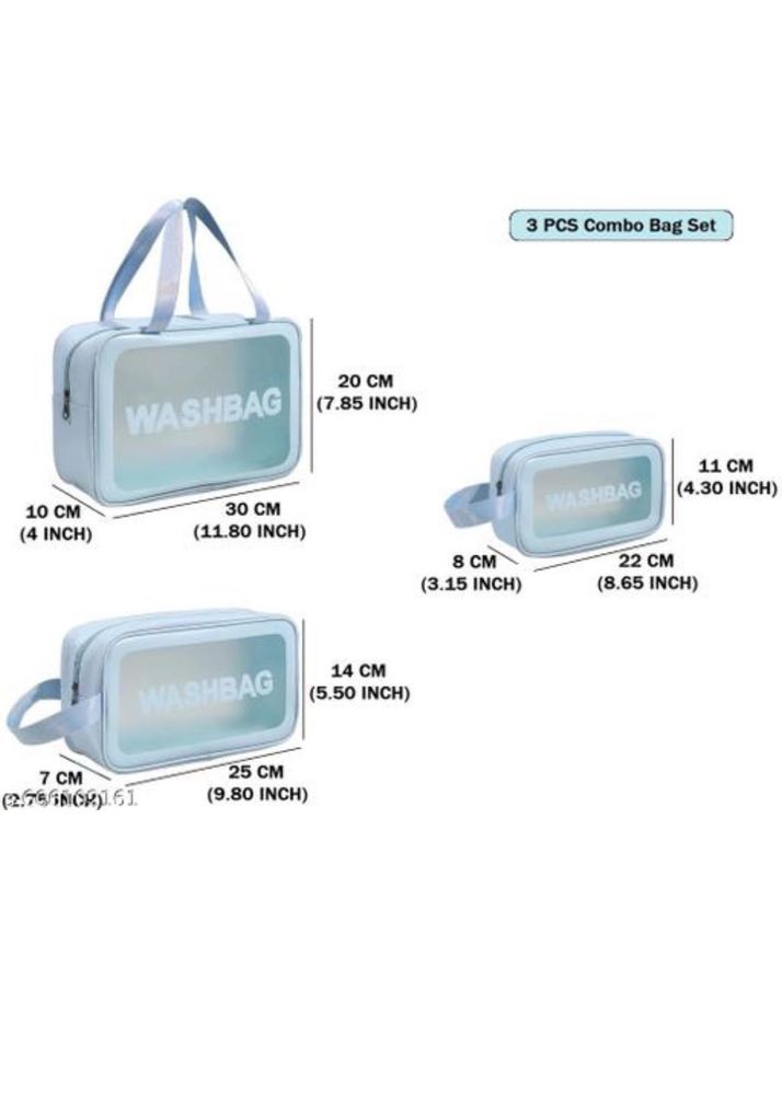 3-Piece Wash Bag Set