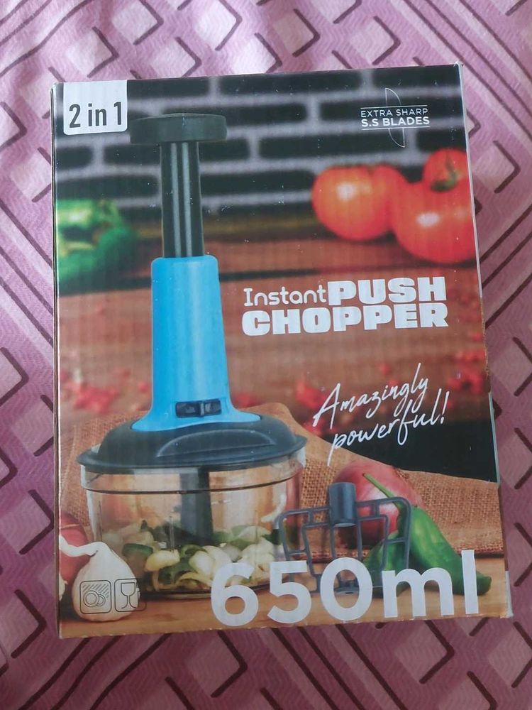 2-in-1 Instant Push Chopper