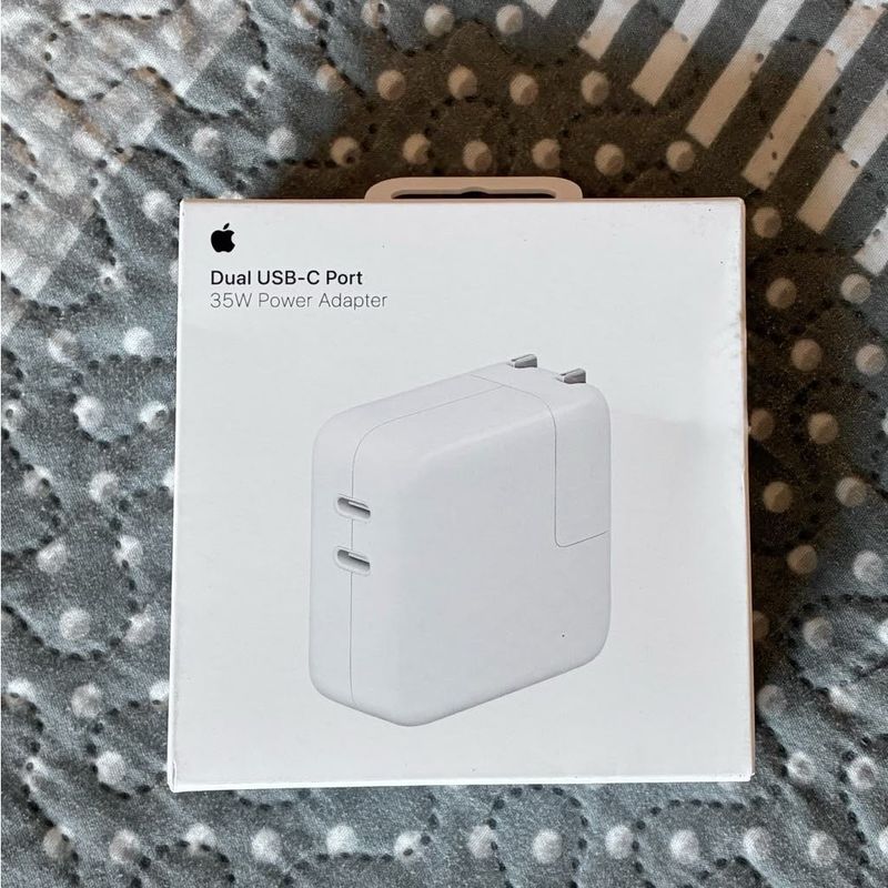 100% Original Apple 35W Dual C-Type Adaptor