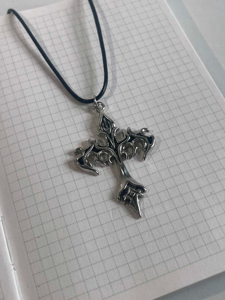 Gothic Cross Pendant Necklace