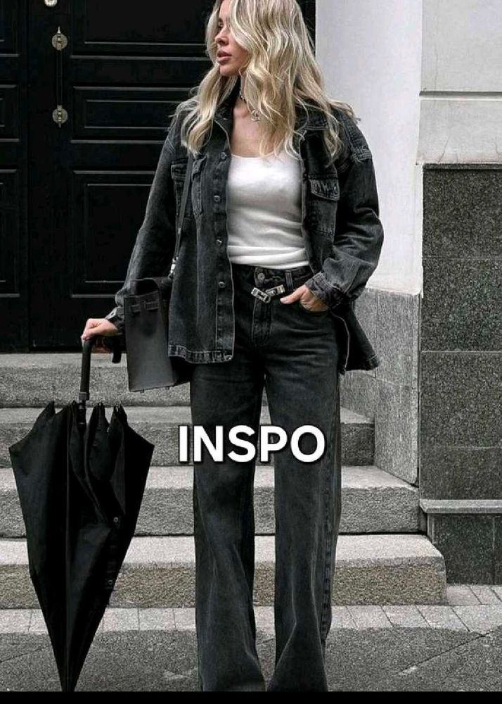 Vintage Black Denim Jacket NEW