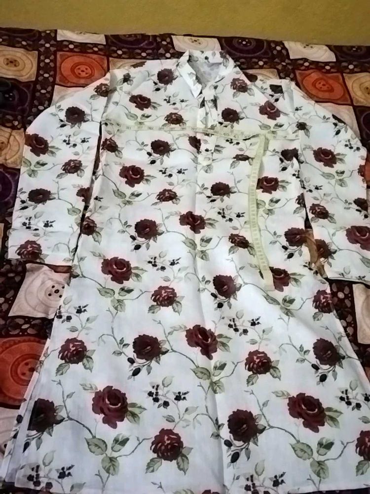 Floral Print Kurta
