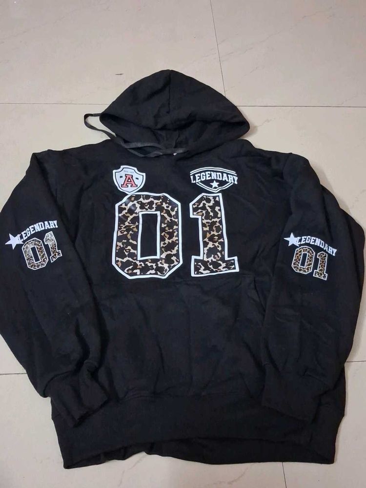 Black Legendary "01" Hoodie