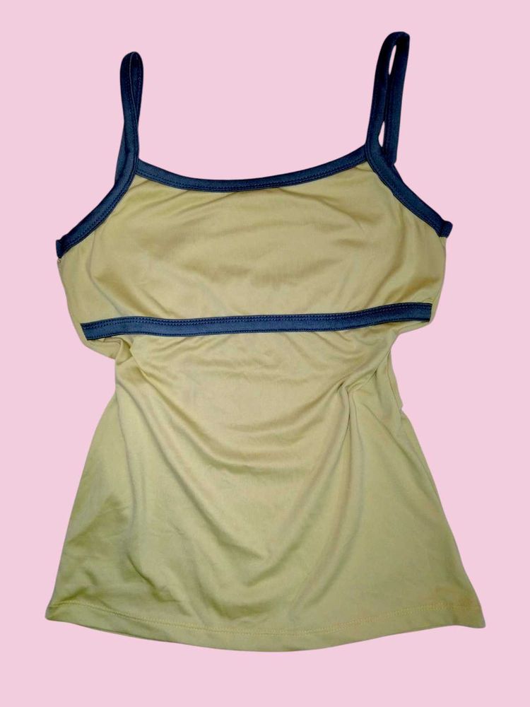 Cute Butter Yellow Tank Top