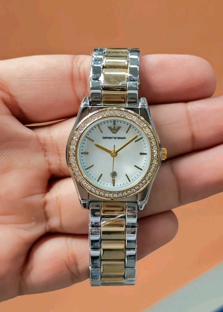 Emporio Armani Two-Tone Watch