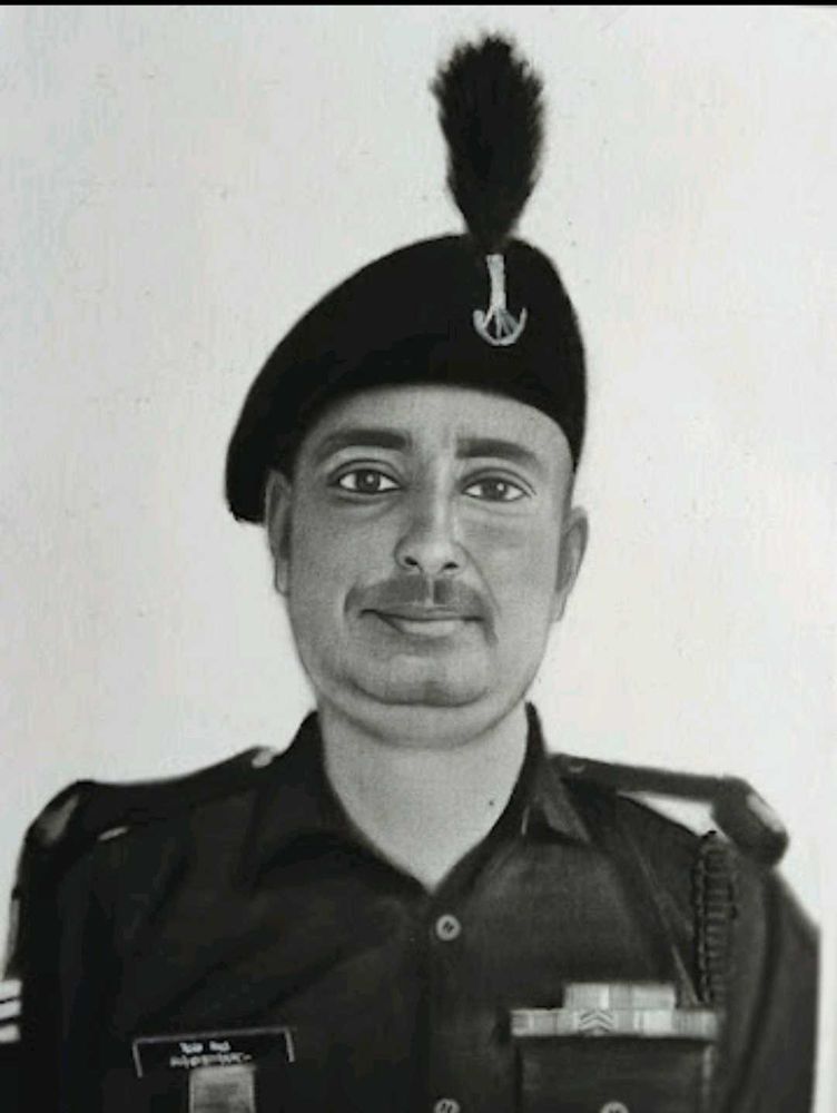 Military Portrait Drawing
