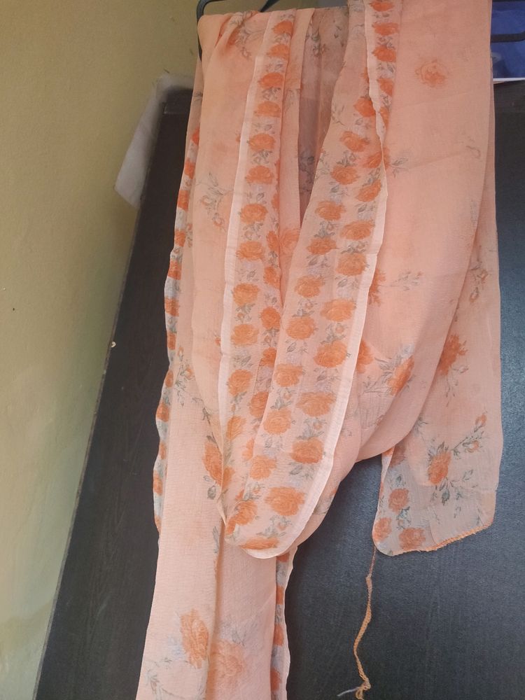 Light Orange Dupatta 🧡
