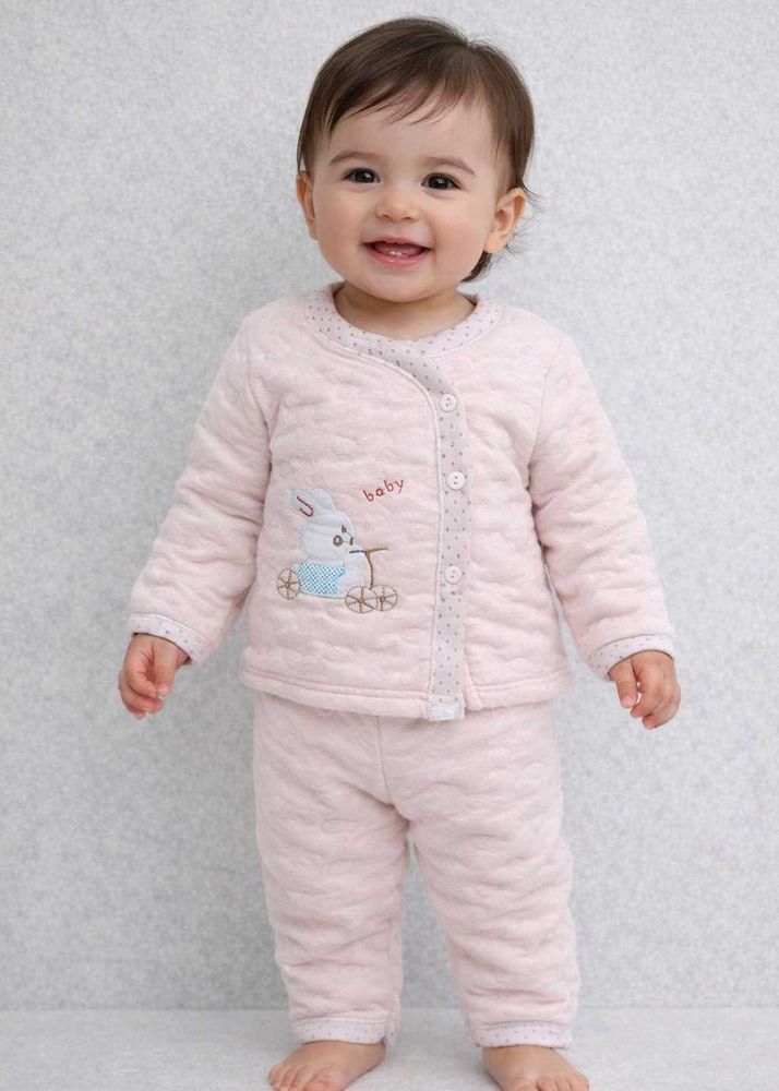 Baby's Adorable peach Outfit