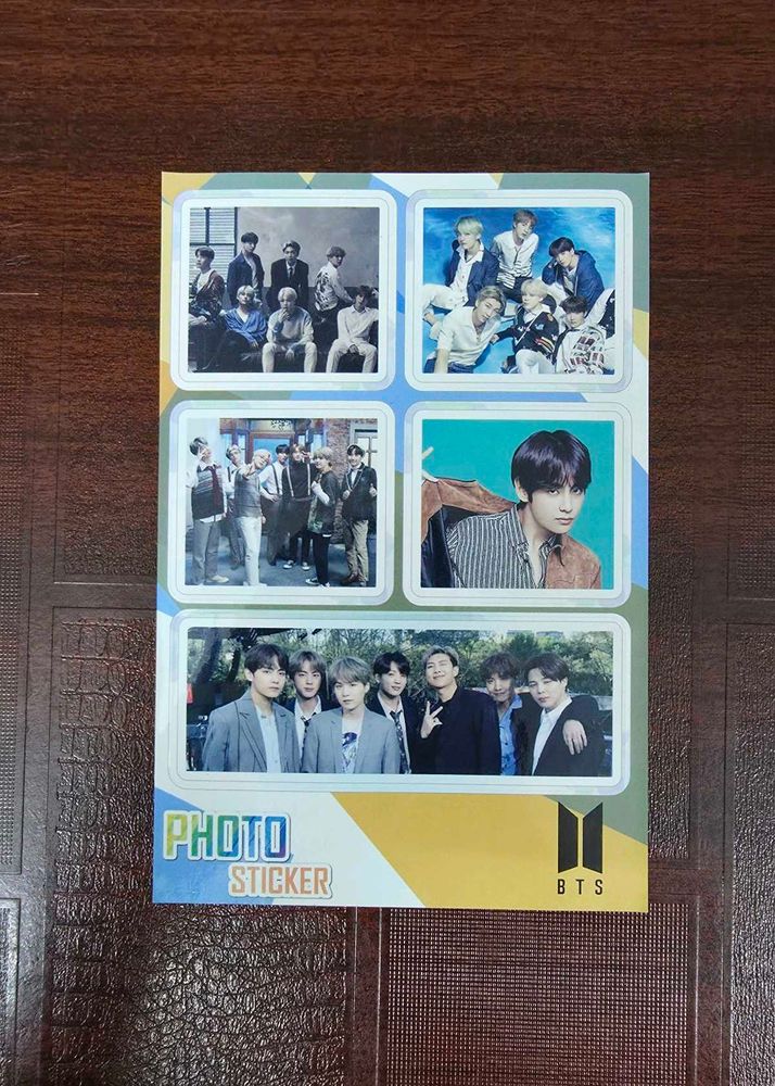BTS Photo Sticker Set