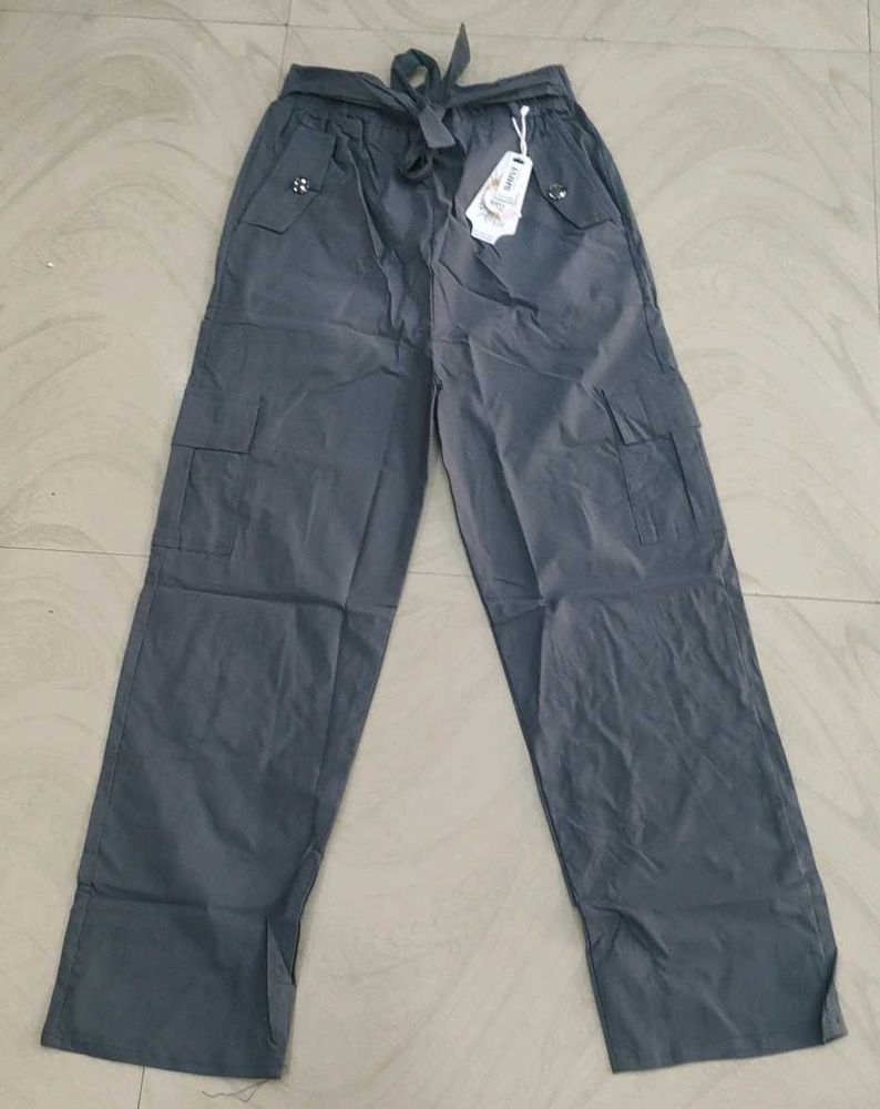Stylish Grey Cargo Pants