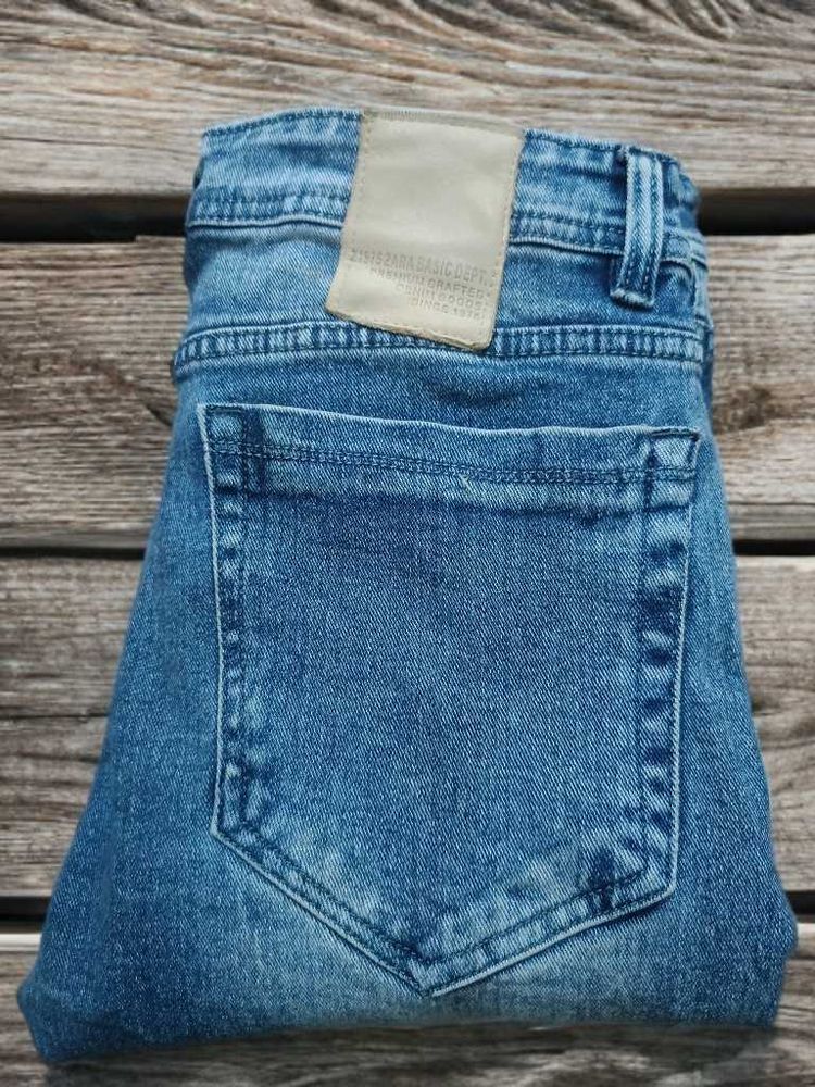 zara man's Blue Denim 6 Pocket Jeans Pants