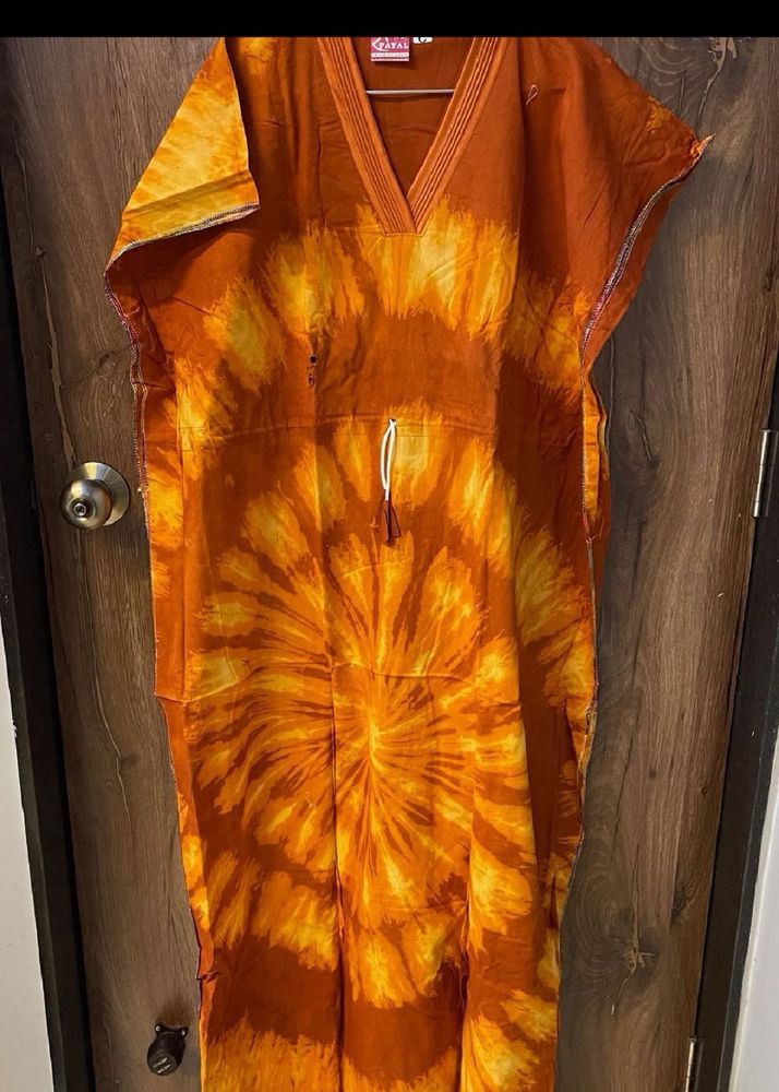 Tie-Dye Print Nightgown