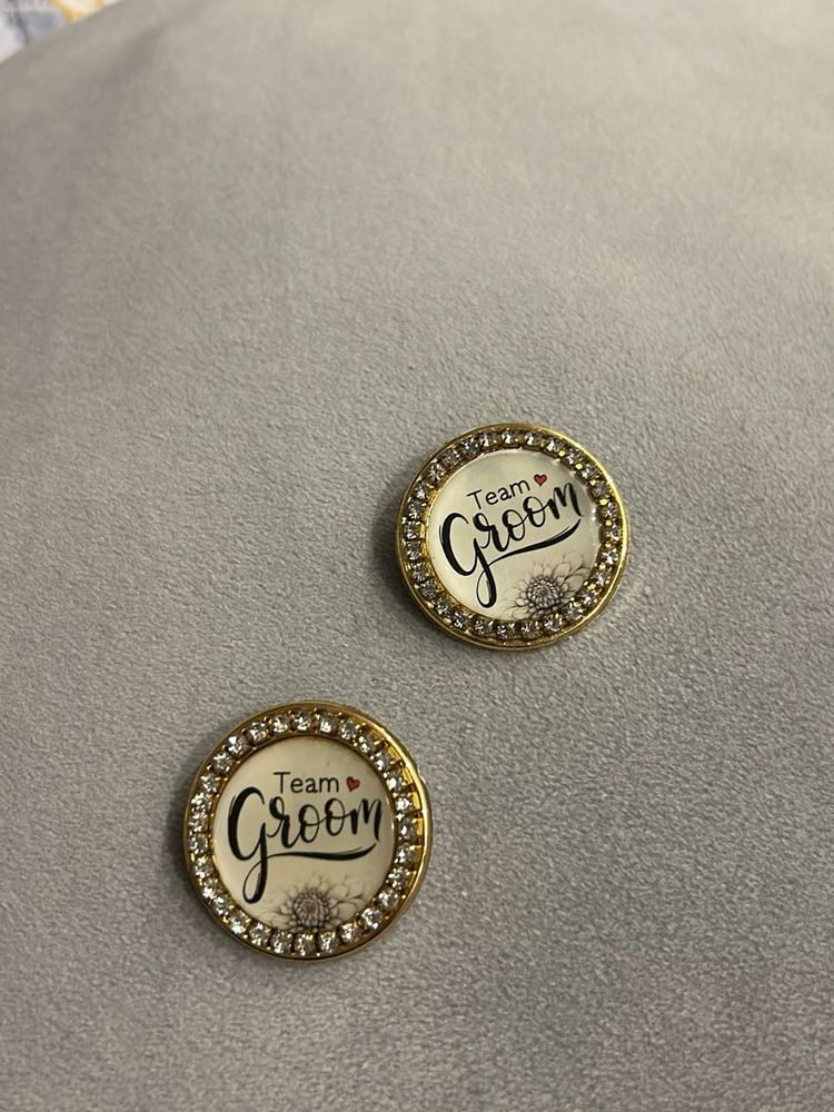 Team Groom Pins