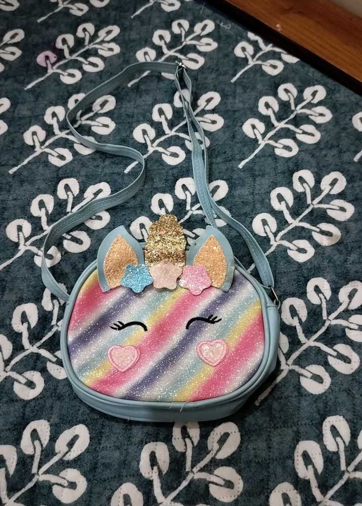 Sparkly Unicorn Crossbody Bag