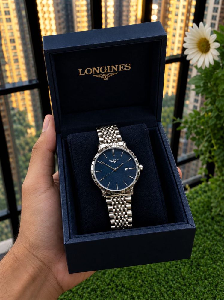 Longines Watch - Elegant Blue Dial