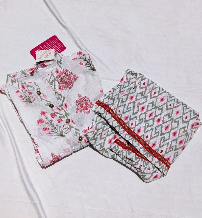 Multi Colour Printed Casual Kurta