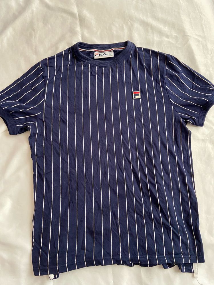 FILA Navy Striped T-Shirt 🧿