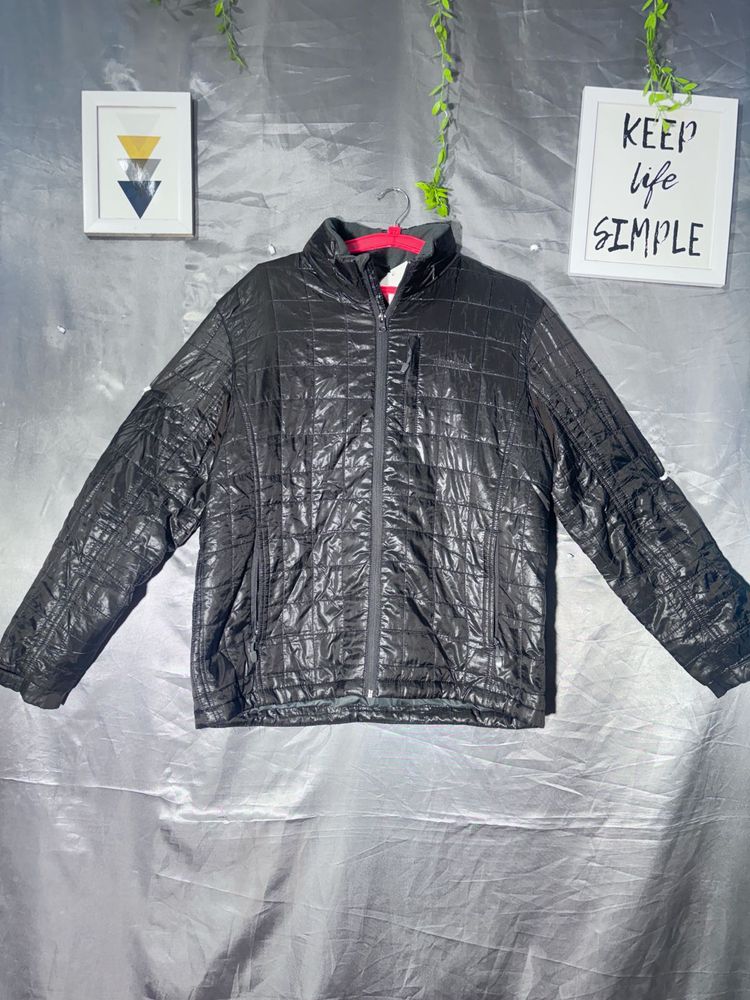 Men's Black Puffer Jacket